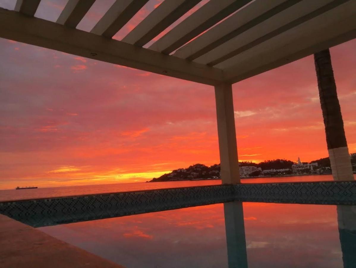 Espectacular Apto A Pie De Playa Con Vista Al Mar Manzanillo Bagian luar foto