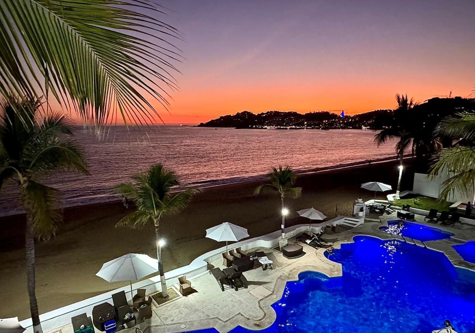 Espectacular Apto A Pie De Playa Con Vista Al Mar Manzanillo Bagian luar foto
